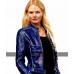 Once Upon a Time Emma Swan (Jennifer Morrison) Blue Leather Jacket